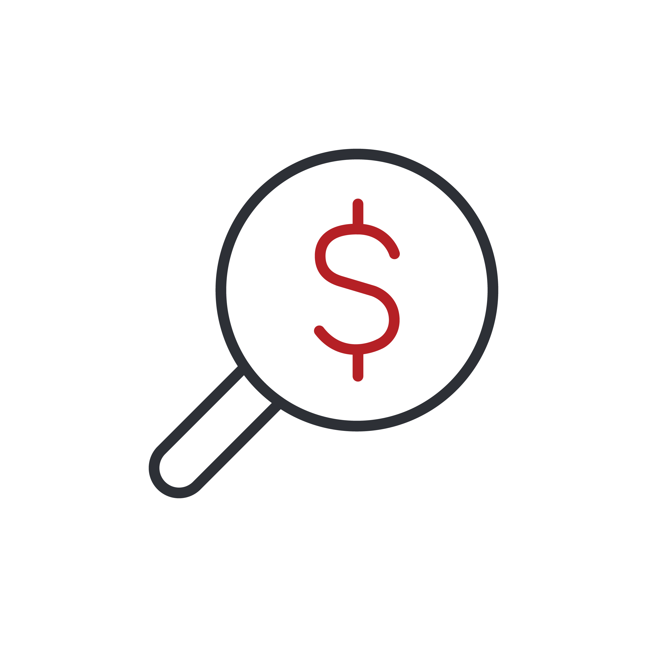 Search dollar icon
